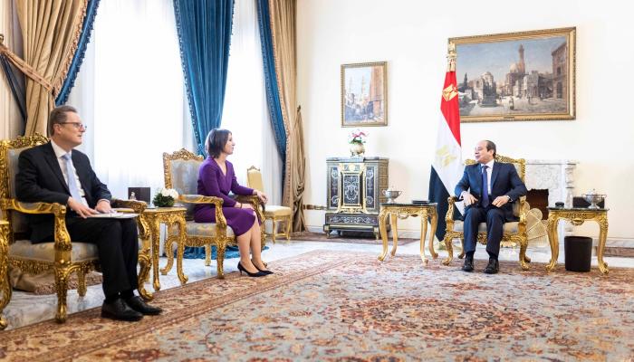 وزيرة خارجية ألمانيا في لقاء خاص مع الرئيس المصري